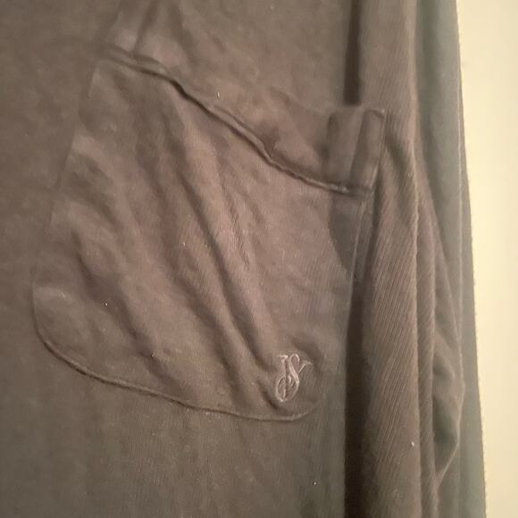 Black Long Sleeve Pajama top Victoria secret xl - Picture 2 of 5